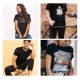 Camiseta personalizada negra