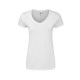 Camiseta Mujer Blanca Iconic V-Neck