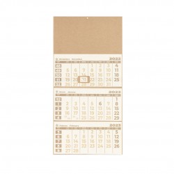 Calendario Pared Trimestral Bremex